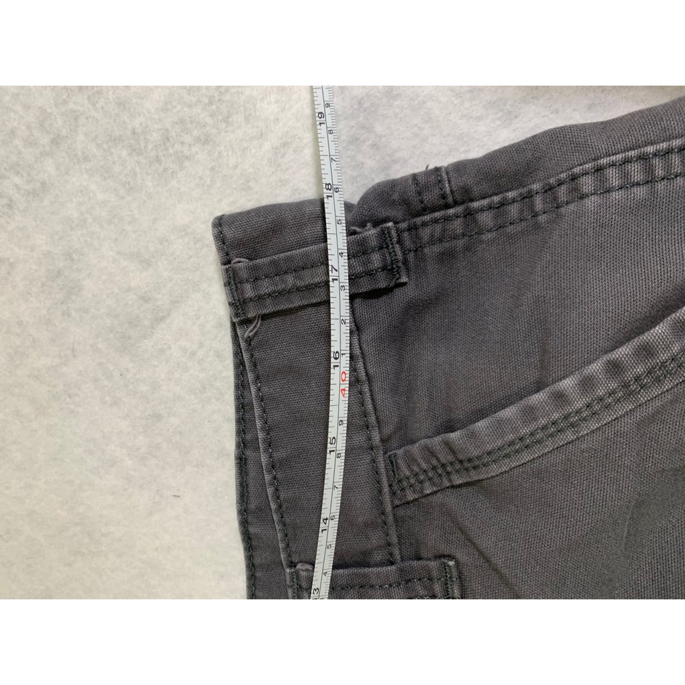 Carhartt Mens Relaxed Fit Cargo Pants Dark Gray Articulated‎ Knee 34x28 Workwear - Picture 9 of 10